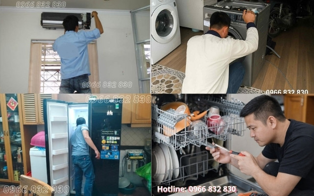 Cam kết đội ngũ thợ được đào tạo chính hãng 