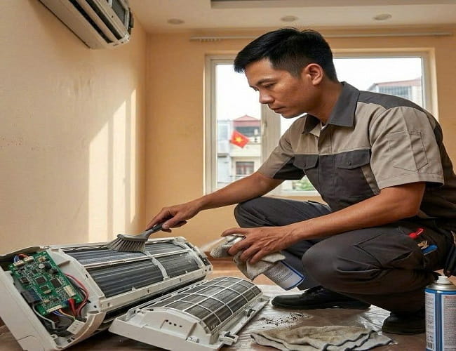Khuyến cáo khi sử dụng điều hoà tranh gây hư hỏng 